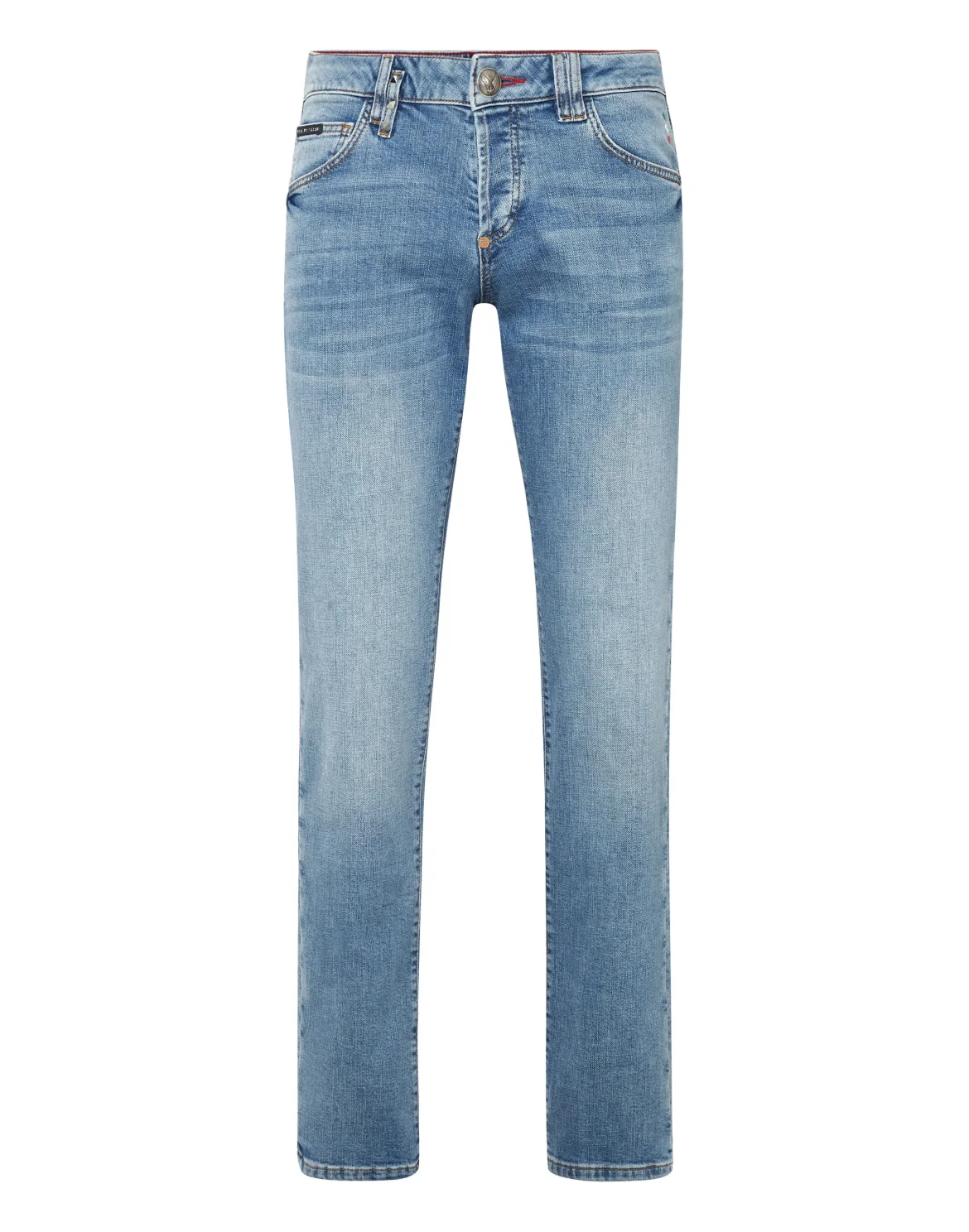 Denim Trousers Straight Cut, цвет: Синий