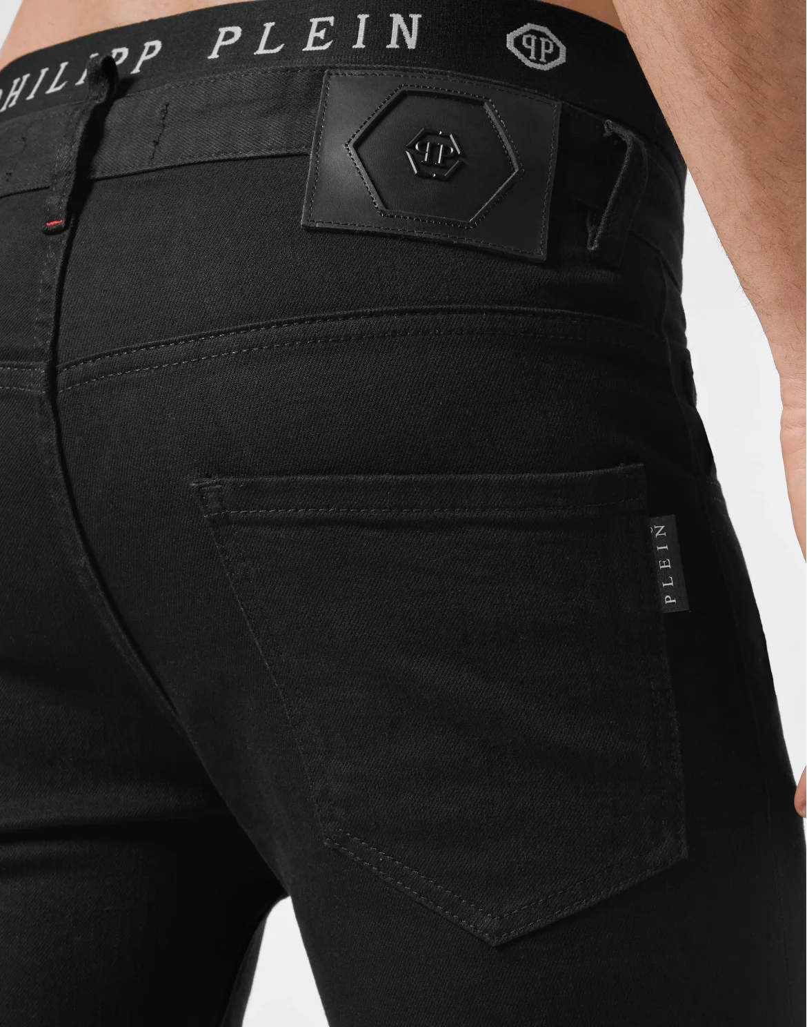Denim Trousers Skinny, цвет: Черный
