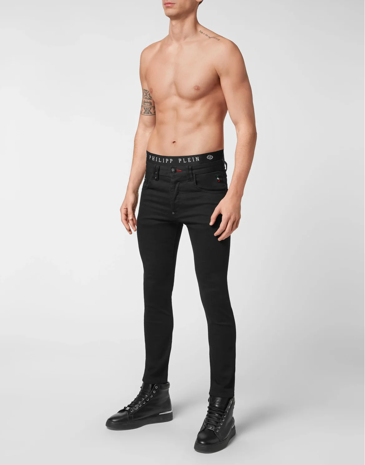 Denim Trousers Skinny, цвет: Черный