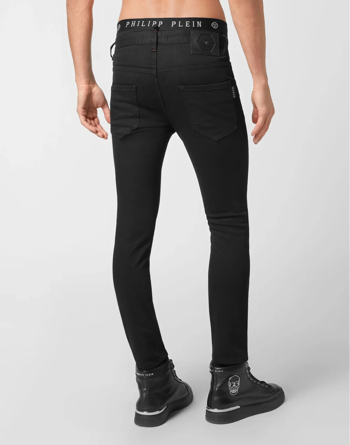 Denim Trousers Skinny, цвет: Черный