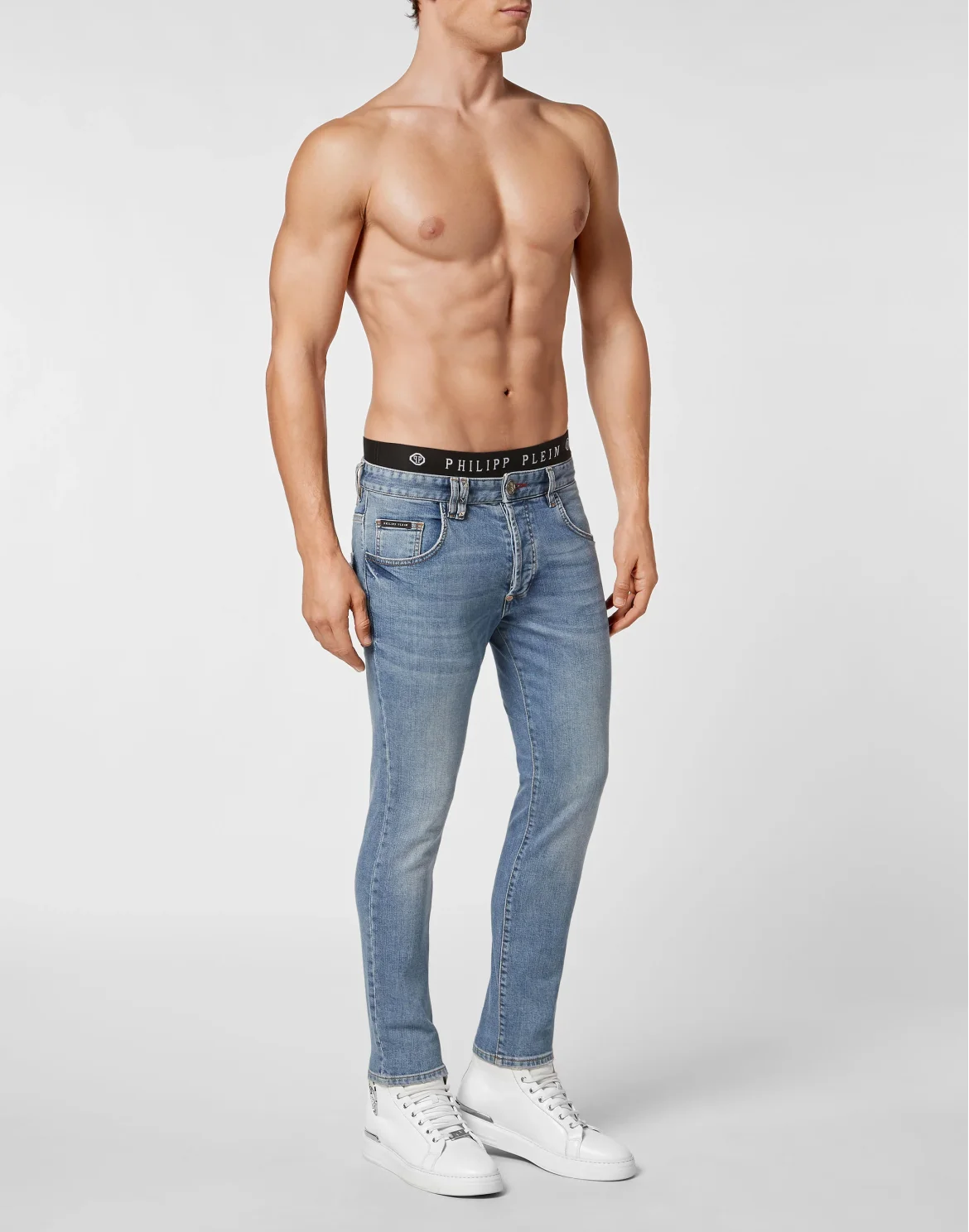 Denim Trousers Skinny, цвет: Синий