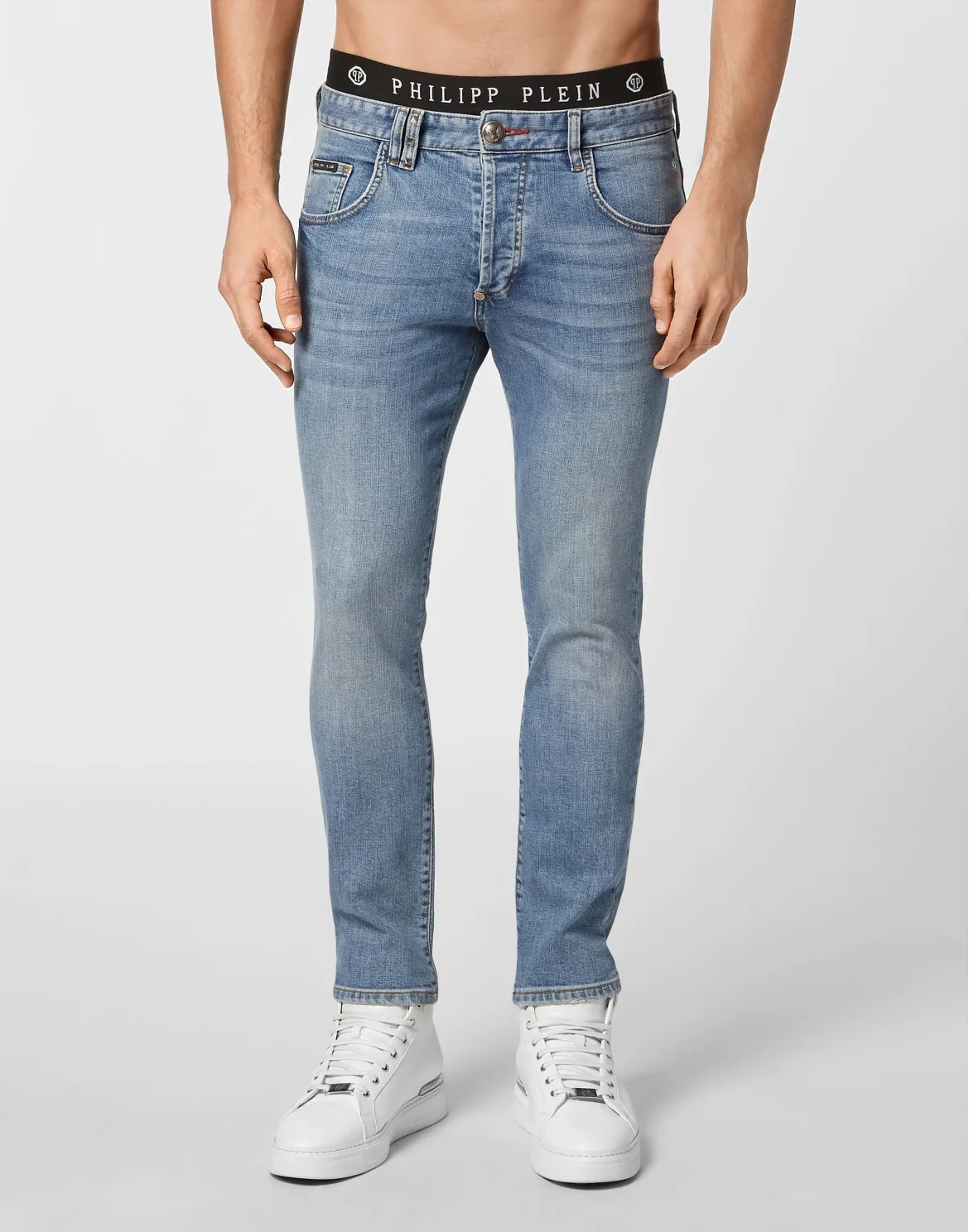 Denim Trousers Skinny, цвет: Синий