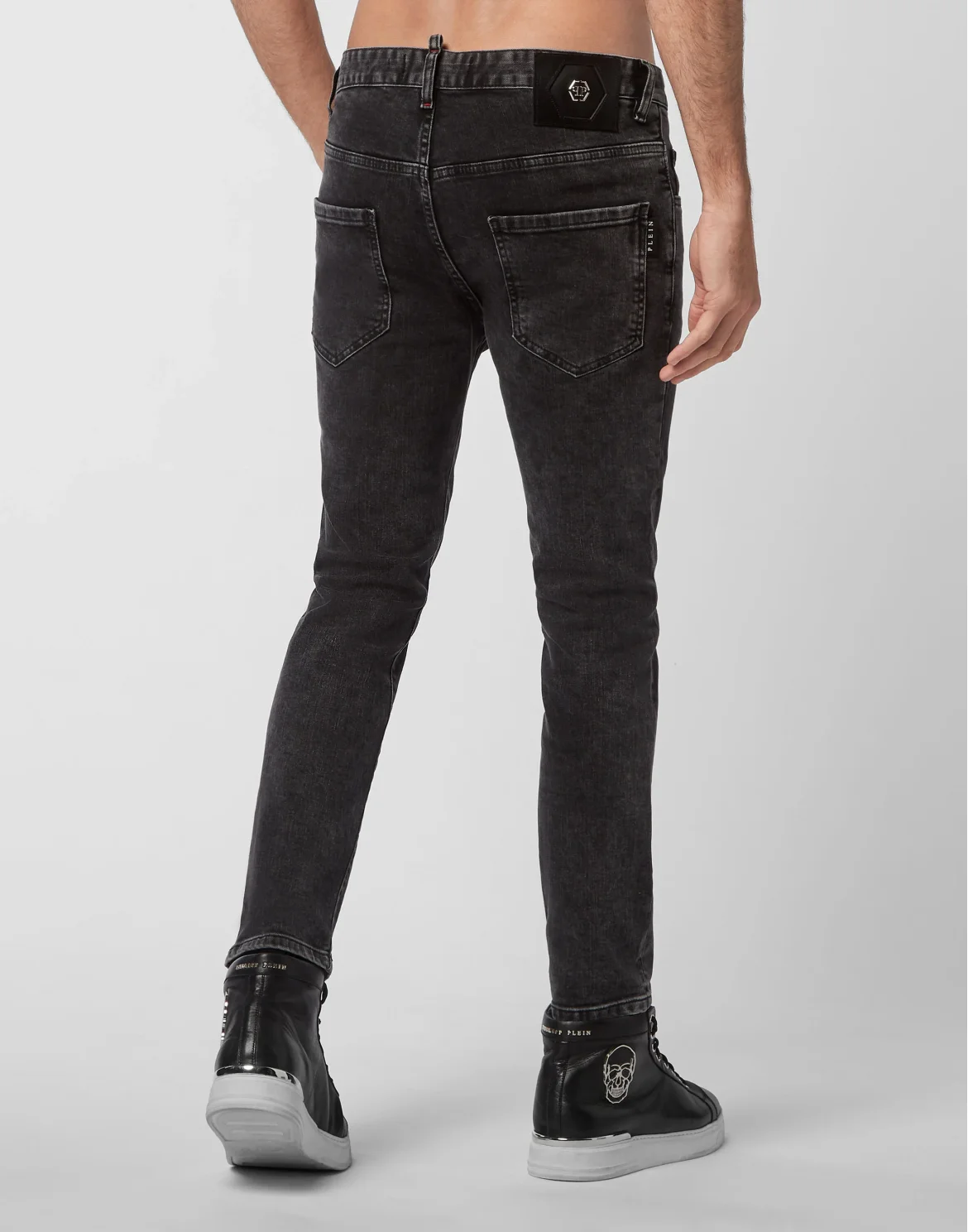 Denim Trousers Skinny, цвет: Серый