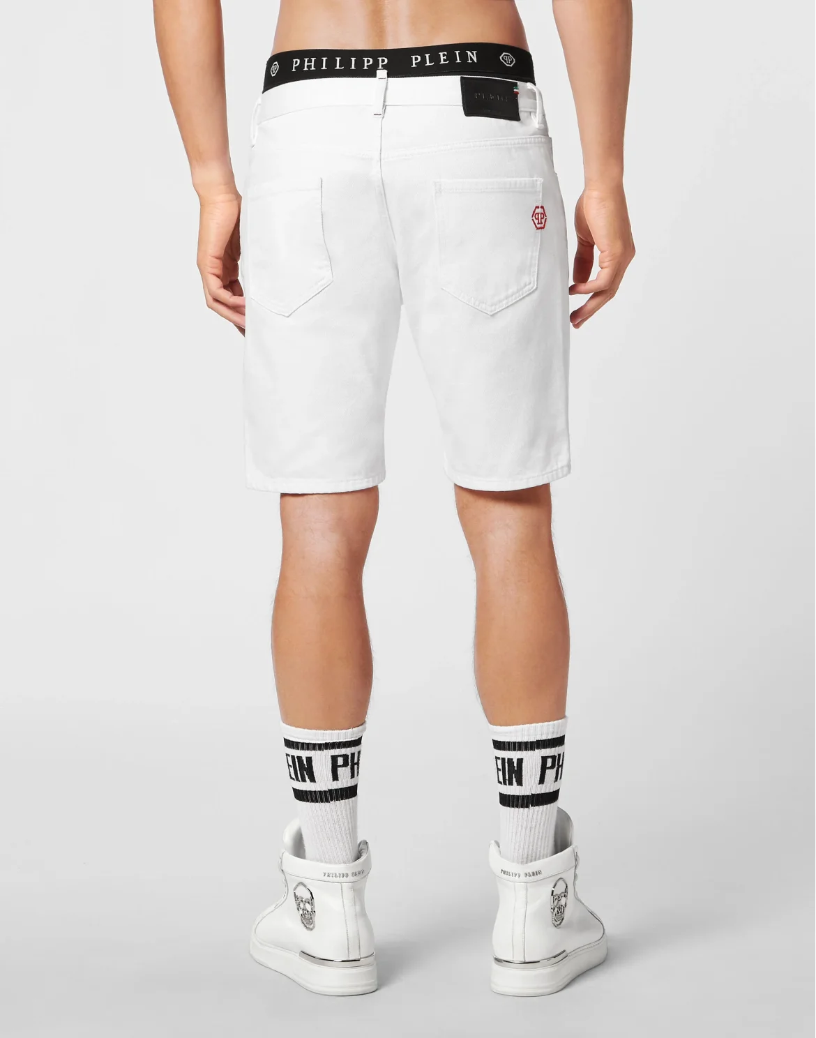 Denim Shorts, цвет: Белый