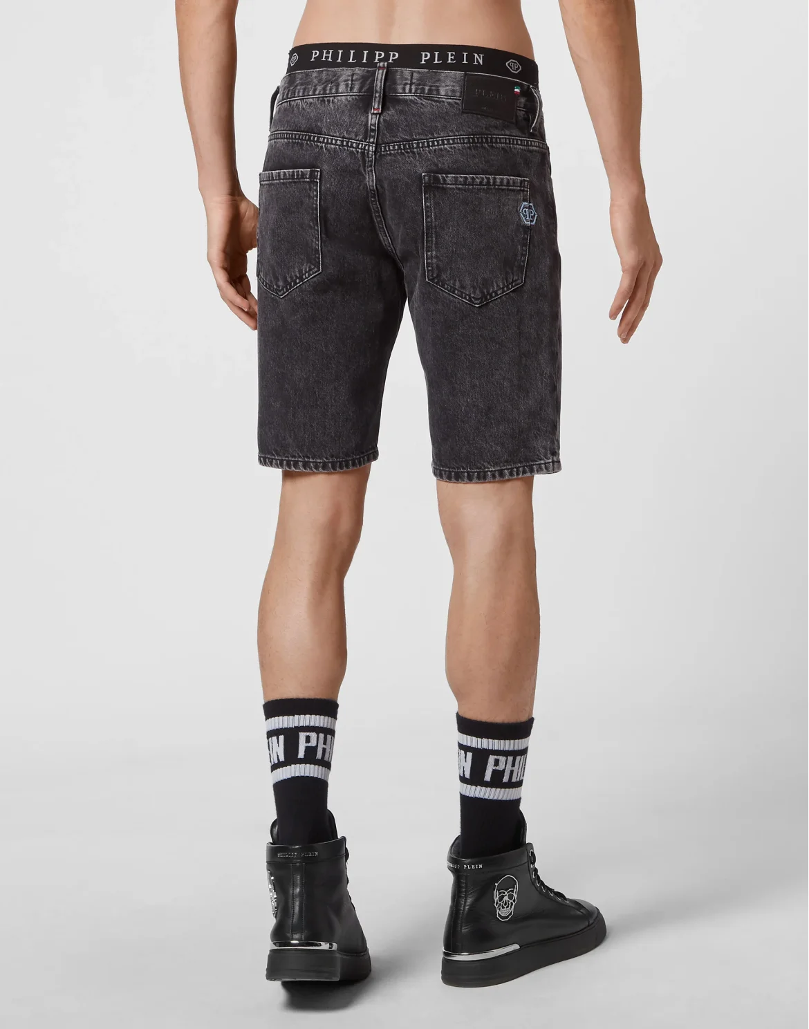 Denim Shorts, цвет: Серый