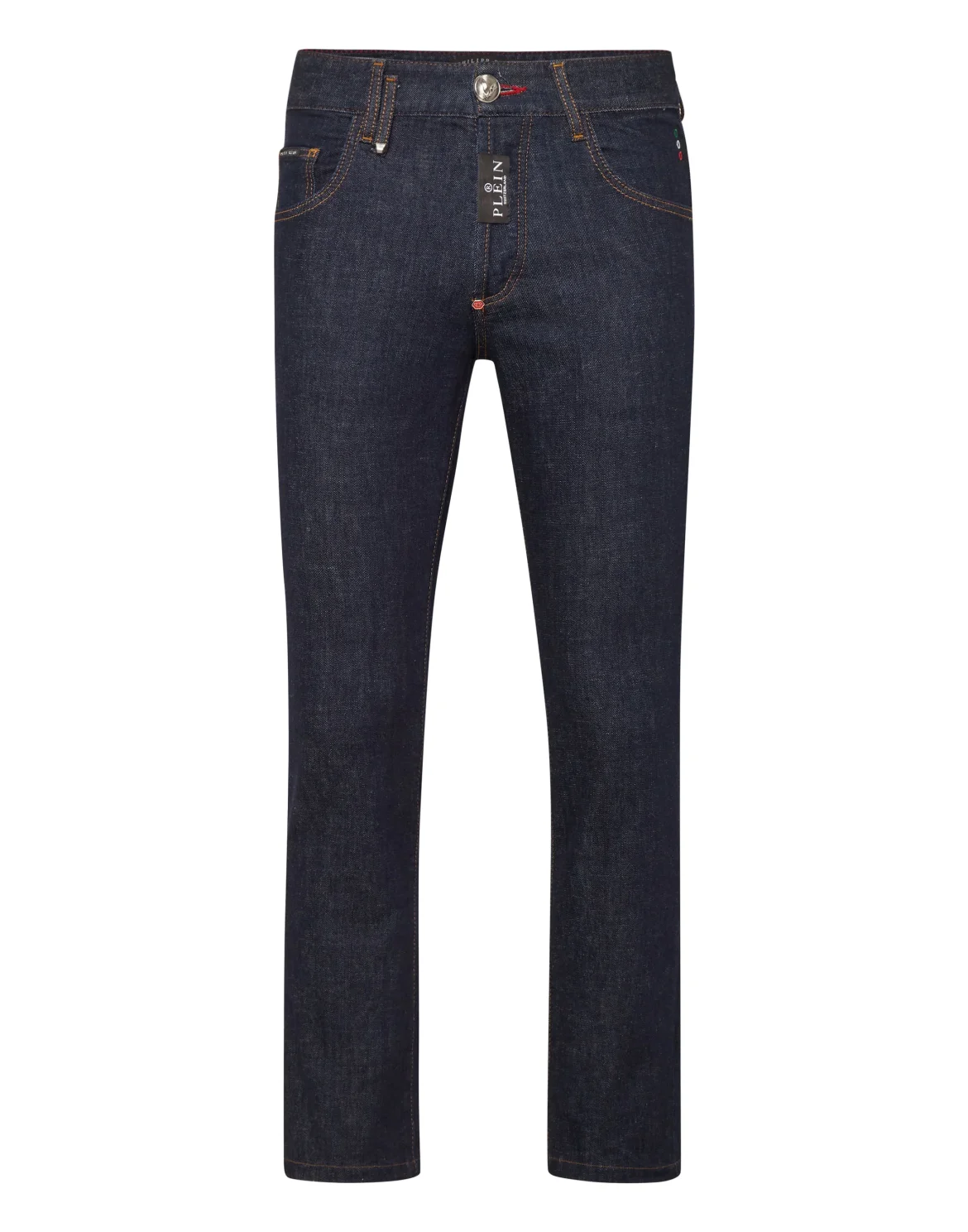 Denim Trousers Skinny Skull, цвет: Синий