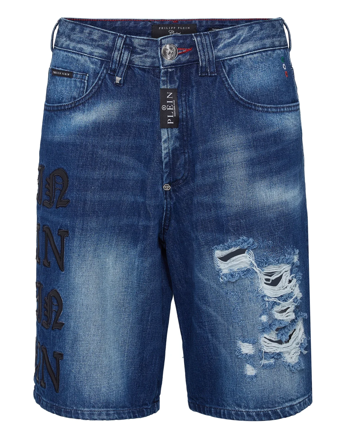 Denim Capri Shorts Gothic Plein, цвет: Синий