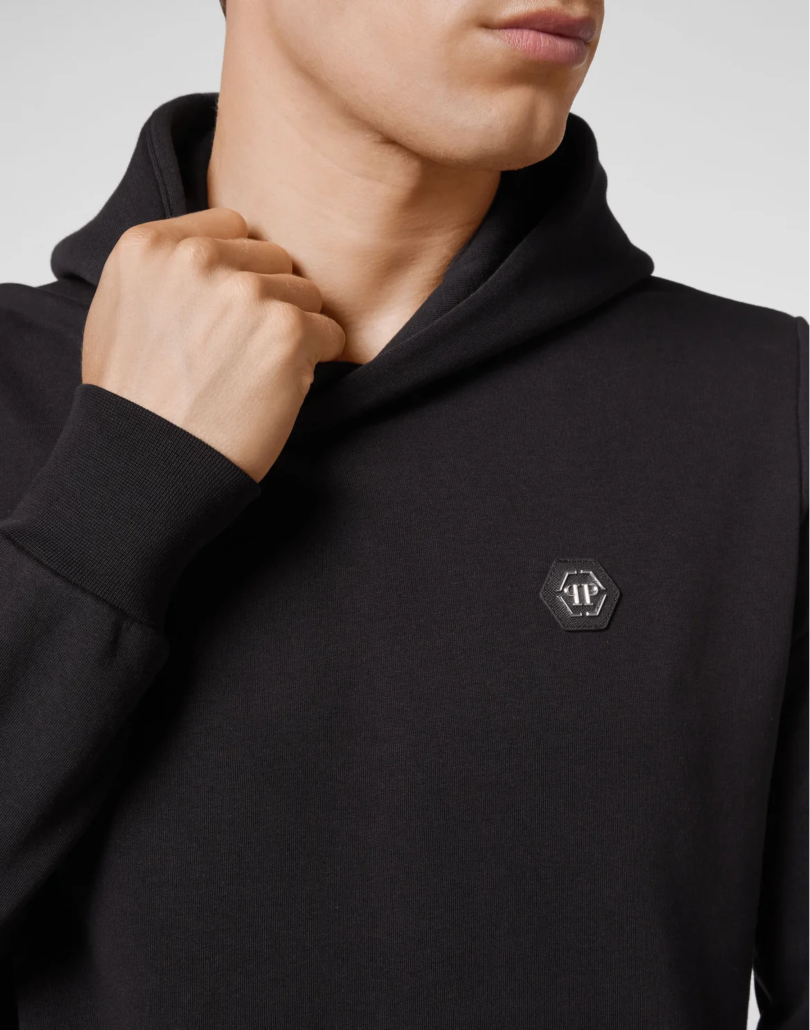 Hoodie sweatshirt Iconic Plein, цвет: Черный