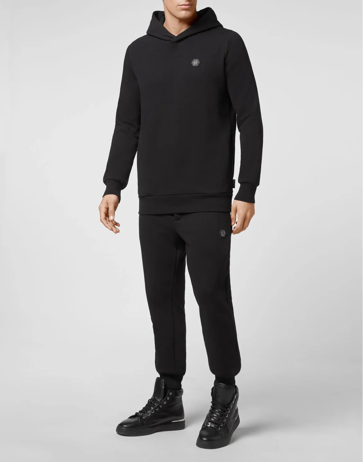 Hoodie sweatshirt Iconic Plein, цвет: Черный