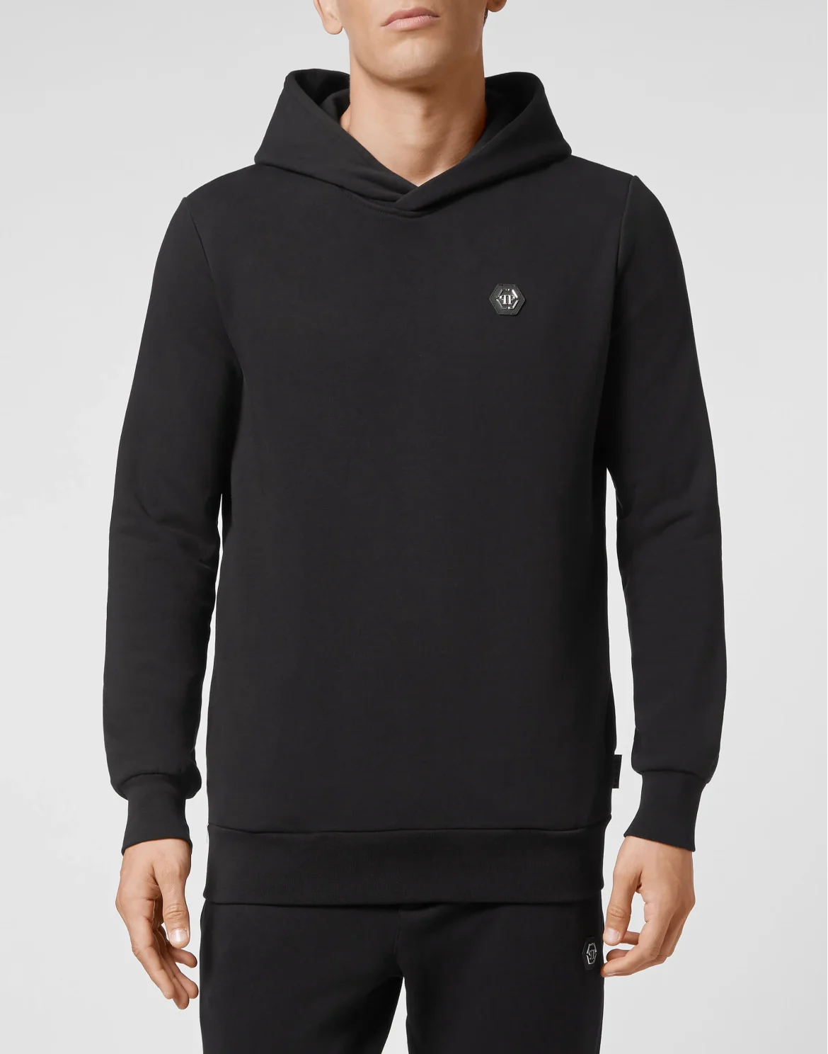 Hoodie sweatshirt Iconic Plein, цвет: Черный