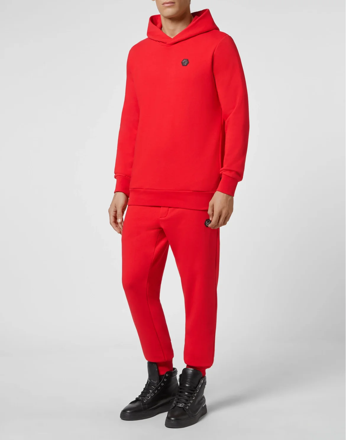 Hoodie sweatshirt Iconic Plein, цвет: Красный