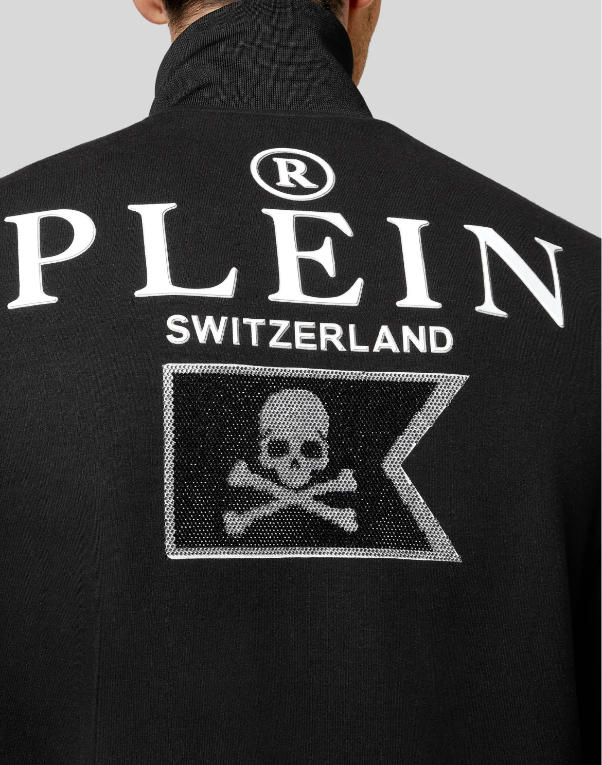Tracksuit Top/Trousers Skull and Plein, цвет: Черный