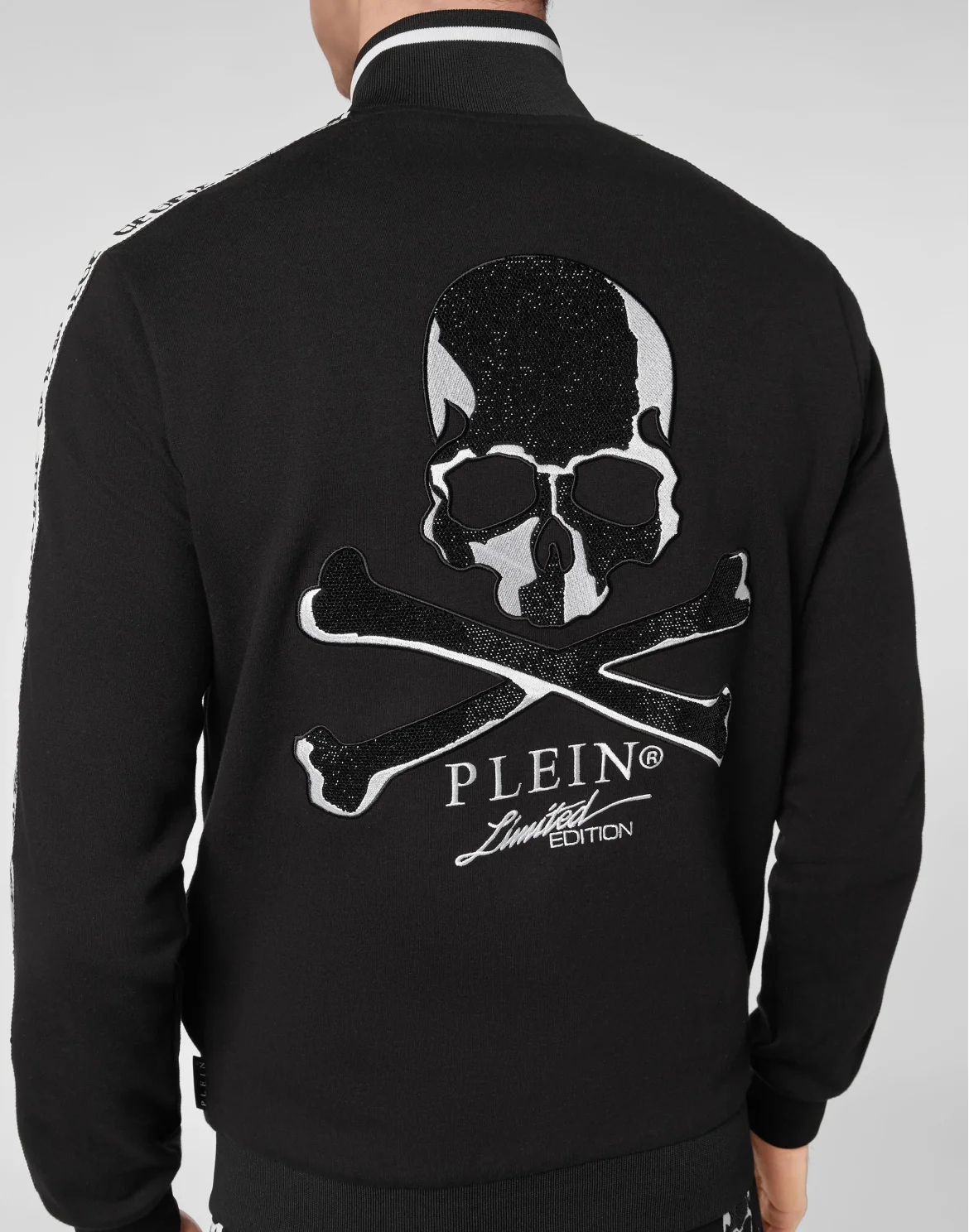Jogging Jacket Full Zip Gothic Plein, цвет: Черный