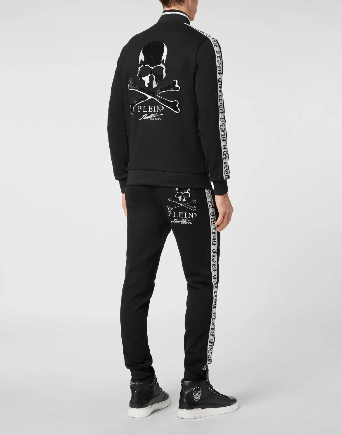 Jogging Jacket Full Zip Gothic Plein, цвет: Черный