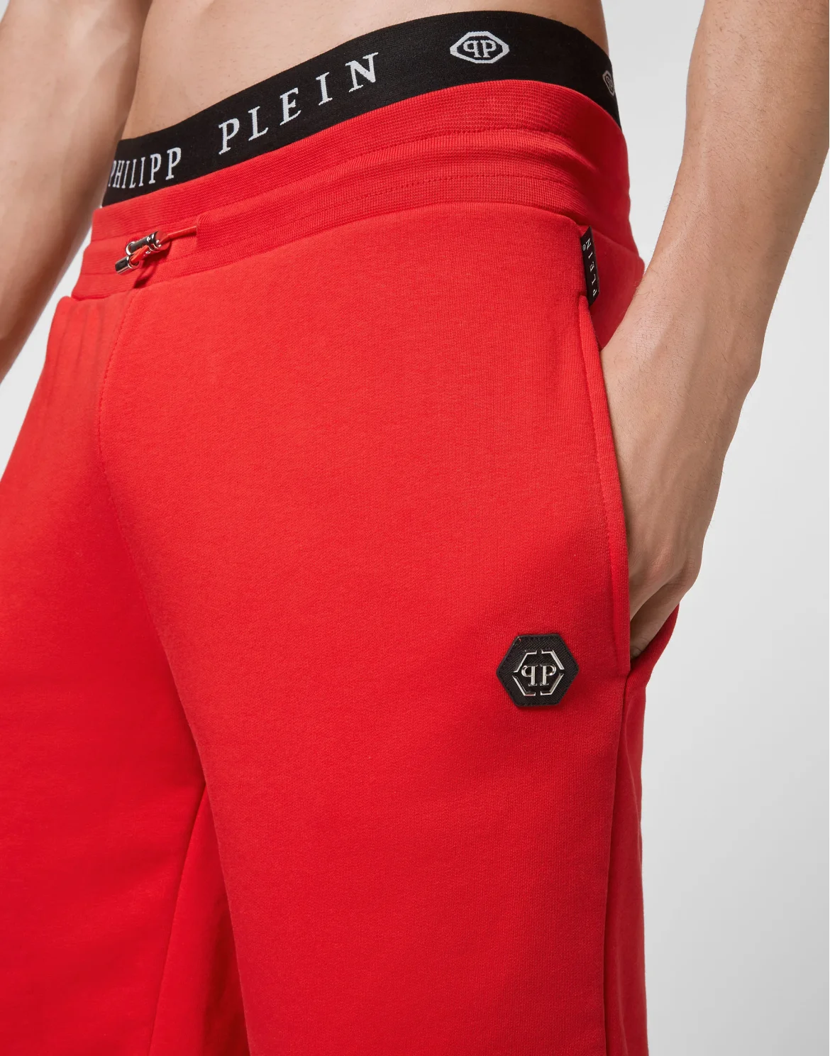 Jogging Shorts Iconic Plein, цвет: Красный