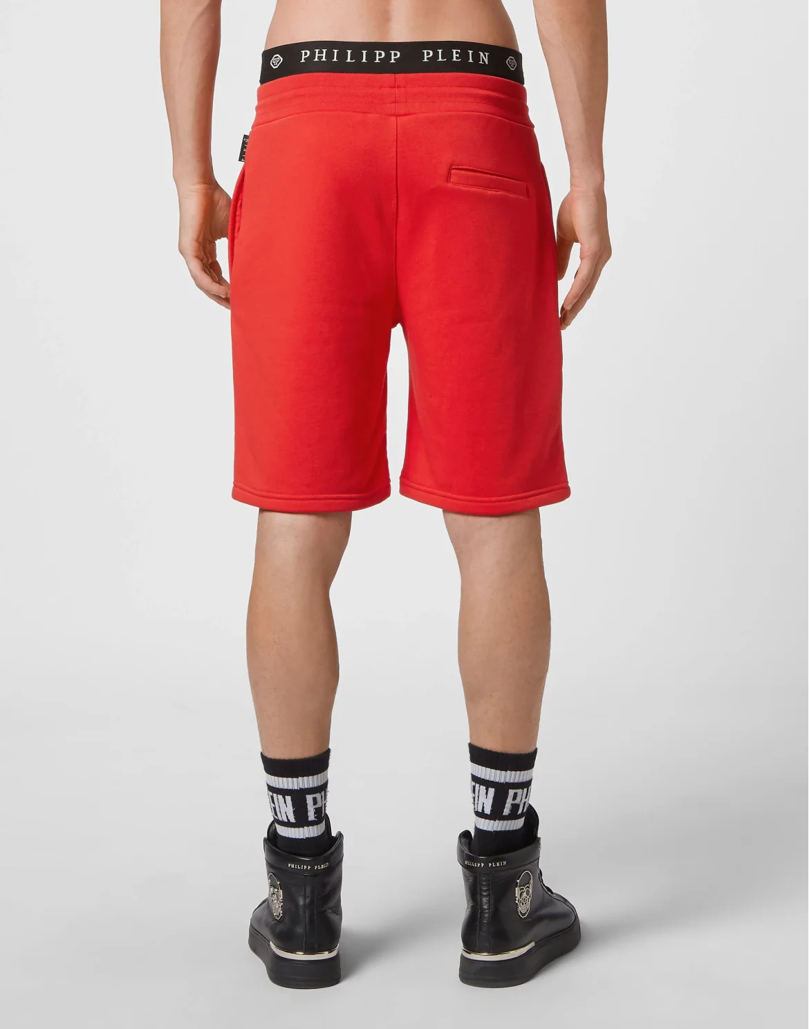 Jogging Shorts Iconic Plein, цвет: Красный