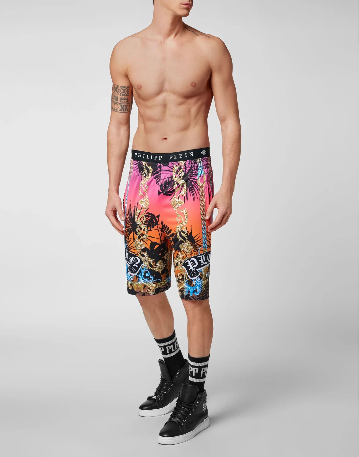 Basket Jogging Shorts Baroque, цвет: Мультиколор