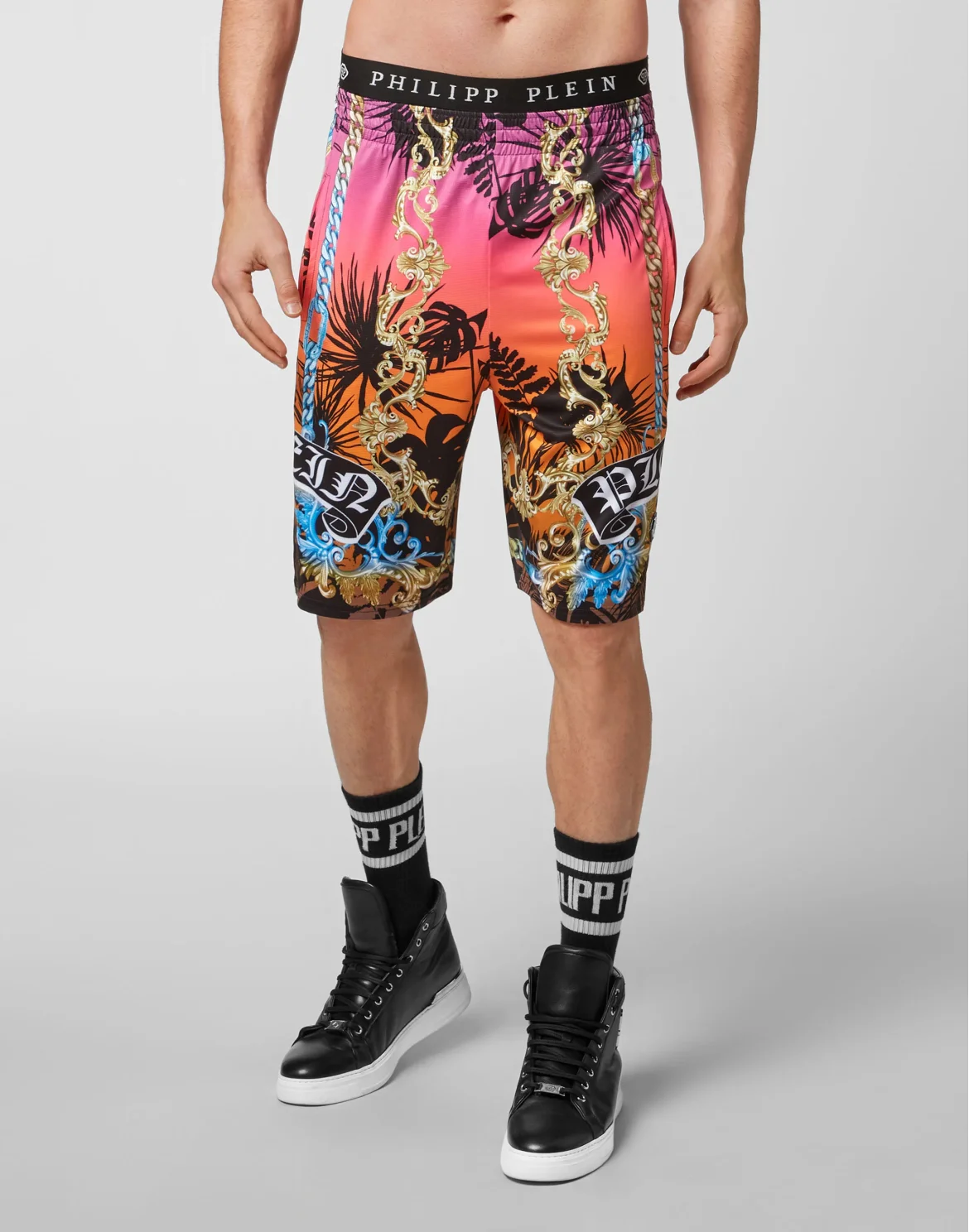 Basket Jogging Shorts Baroque, цвет: Мультиколор