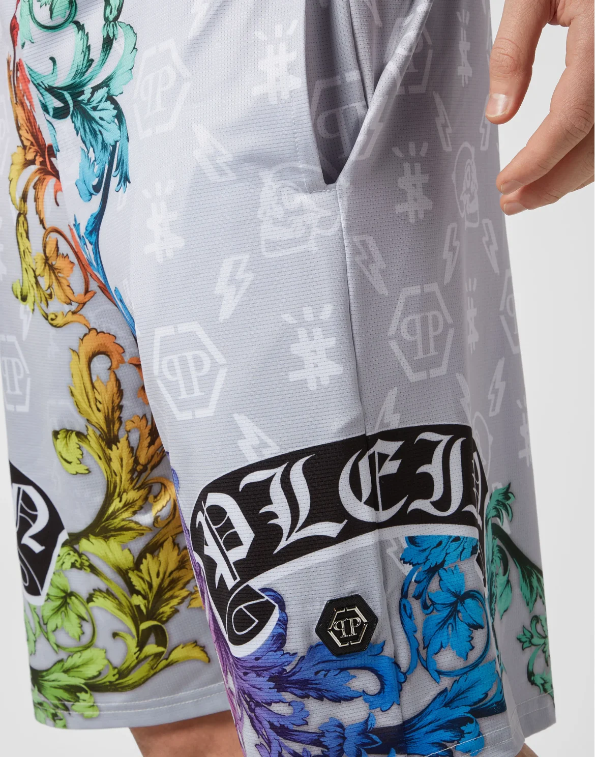 Basket Jogging Shorts Baroque, цвет: Серый