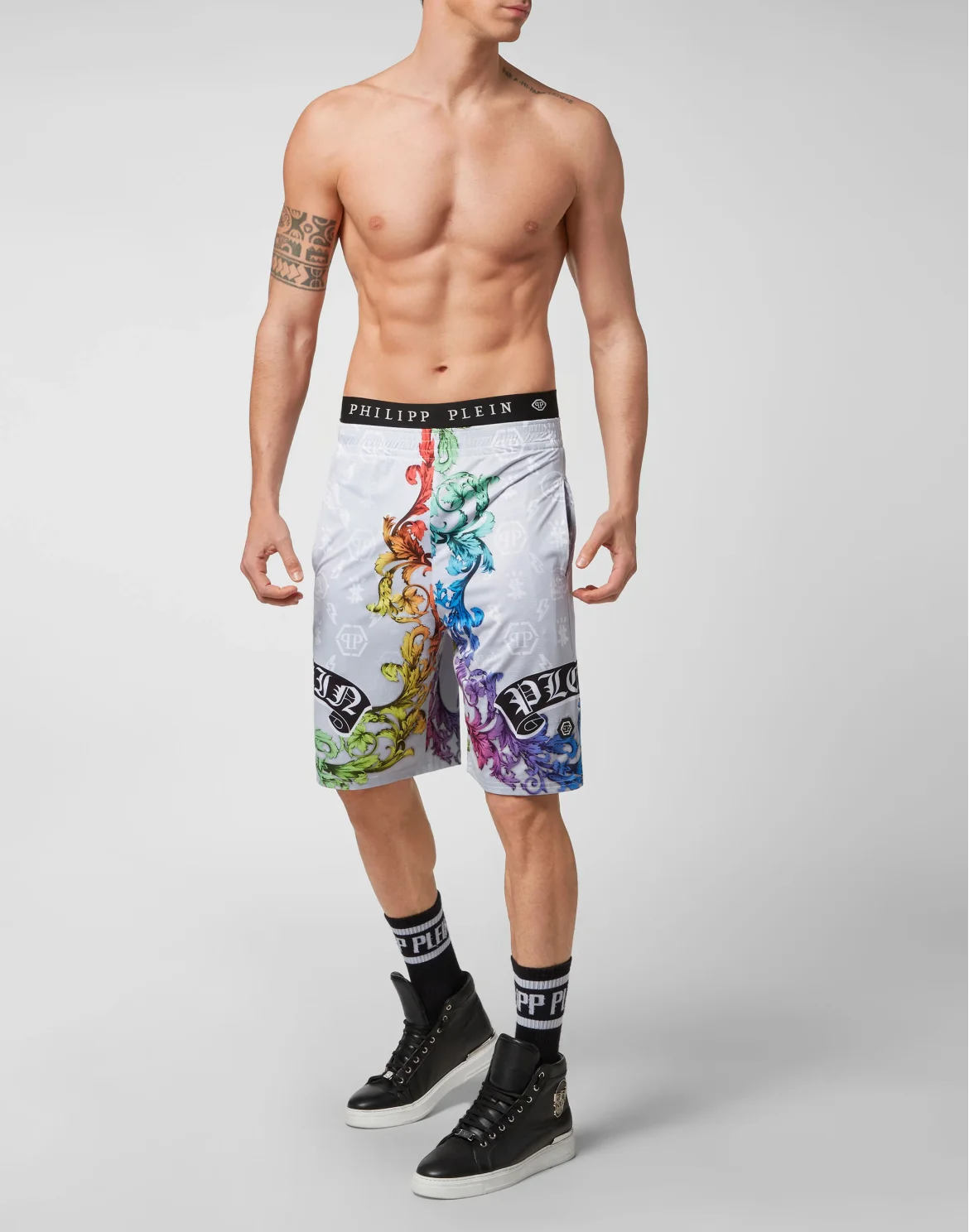 Basket Jogging Shorts Baroque, цвет: Серый