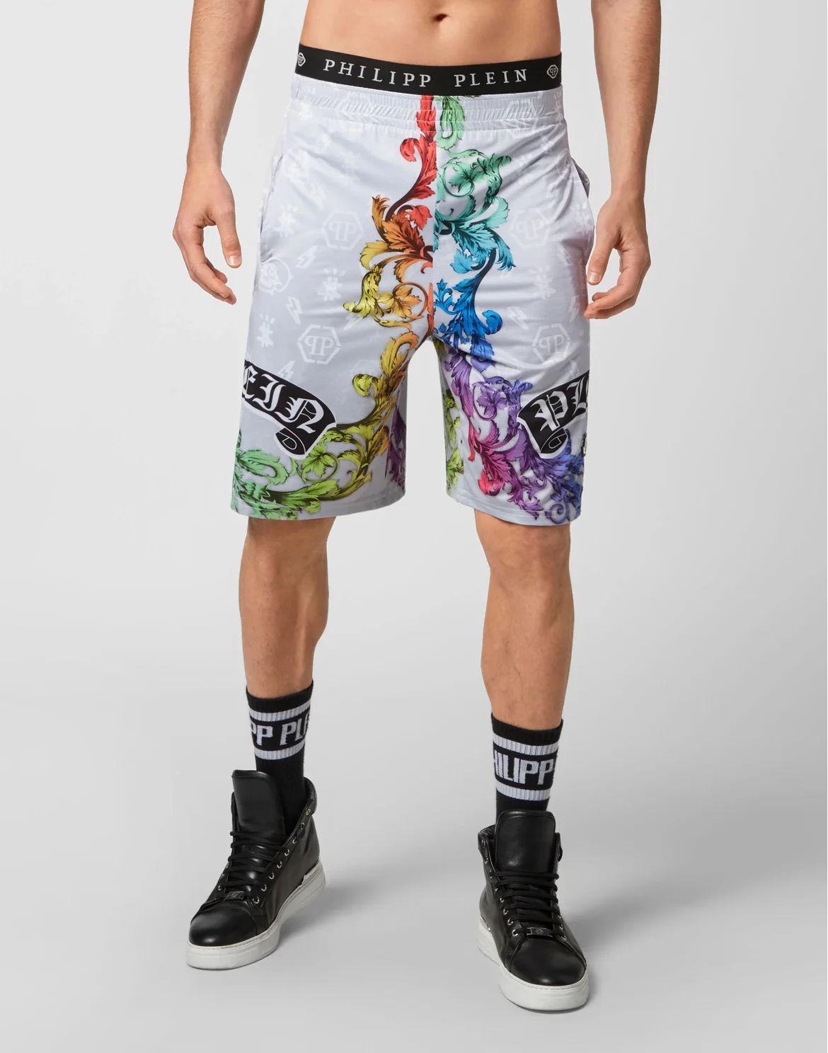 Basket Jogging Shorts Baroque, цвет: Серый