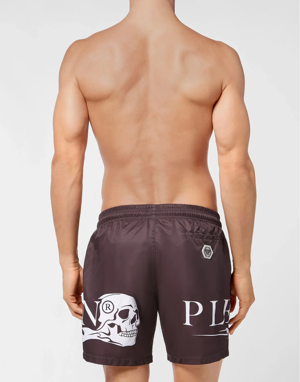 Beachwear Trousers Skull and Plein, цвет: Черный