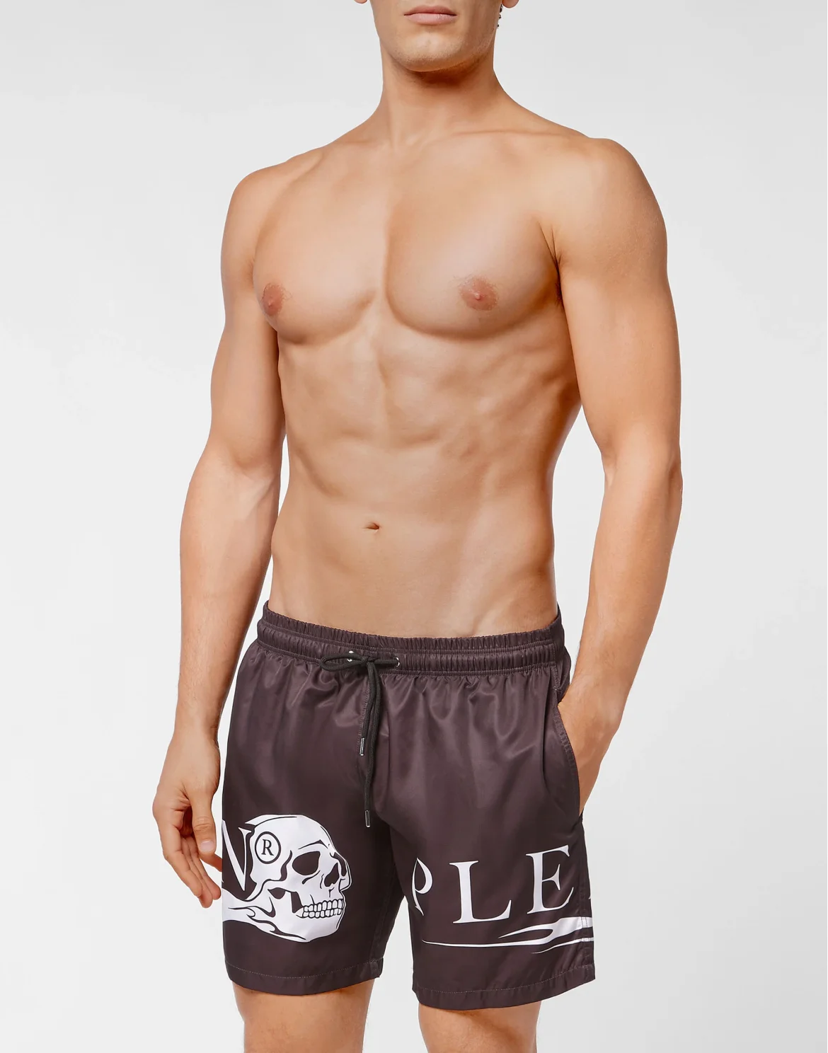 Beachwear Trousers Skull and Plein, цвет: Черный
