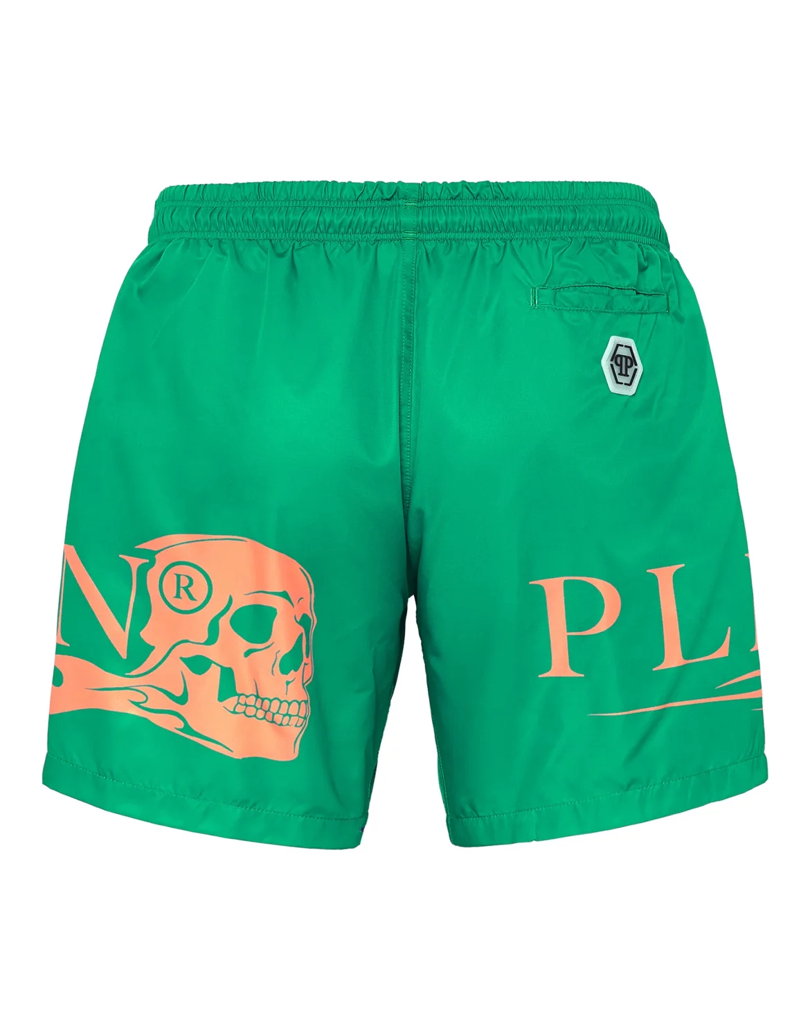 Beachwear Trousers Skull and Plein, цвет: Зеленый