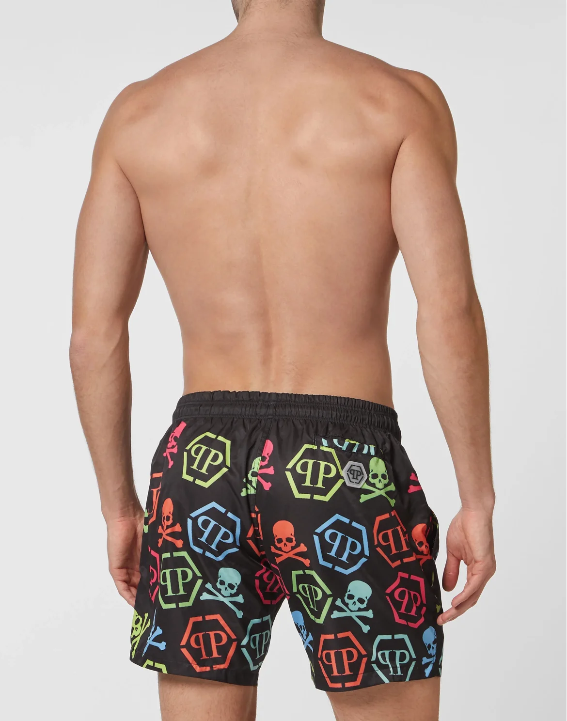 Beachwear Trousers Skull and Plein, цвет: Черный