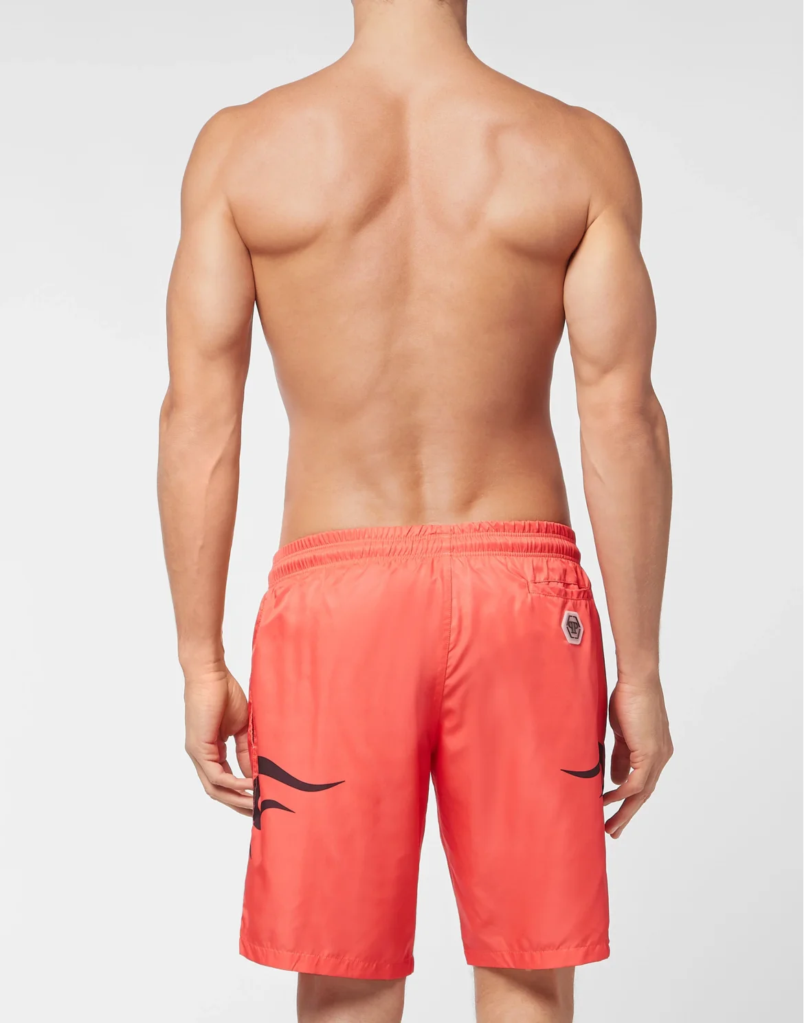 Beachwear Trousers Skull and Plein, цвет: Красный