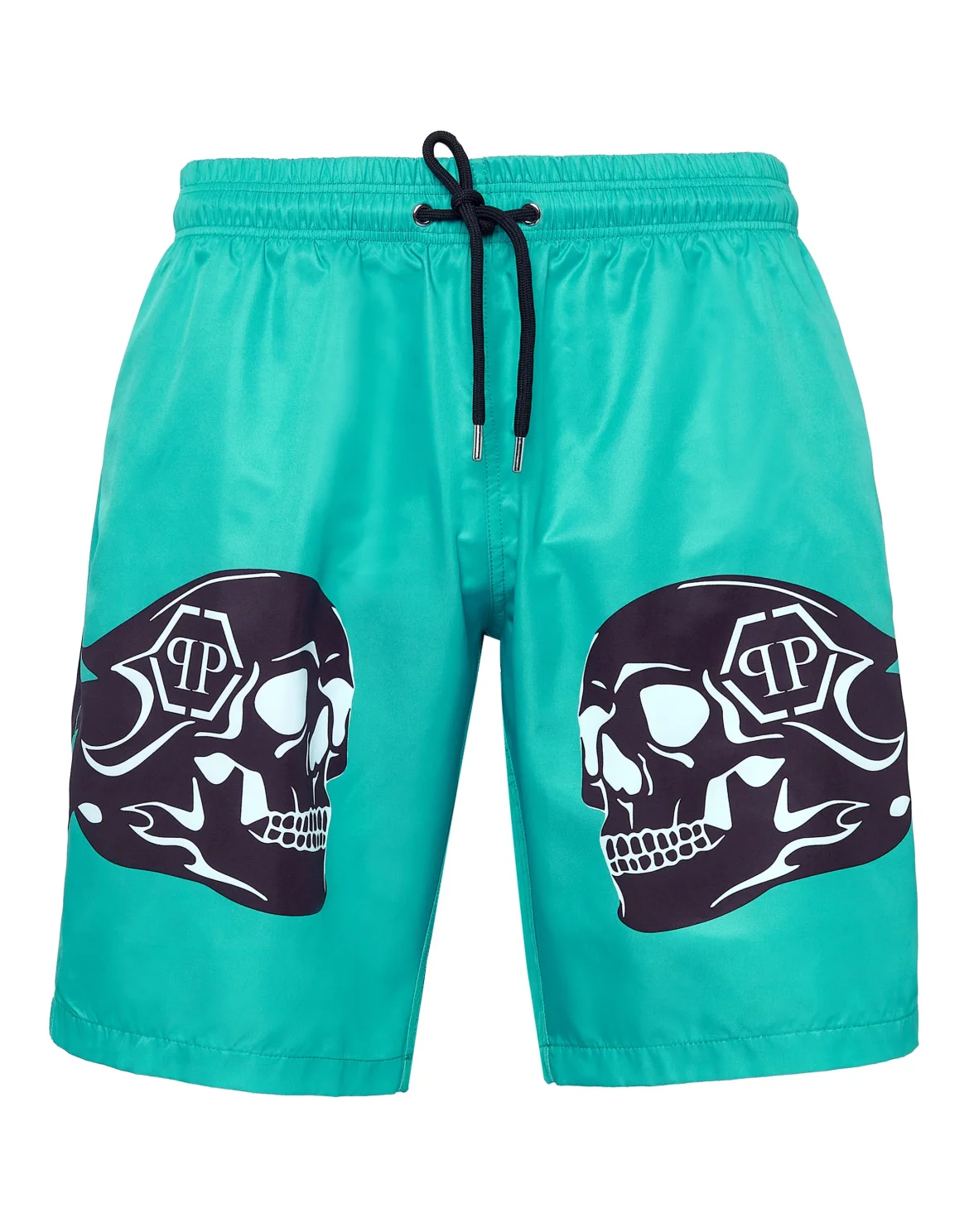 Beachwear Trousers Skull and Plein, цвет: Бирюзовый