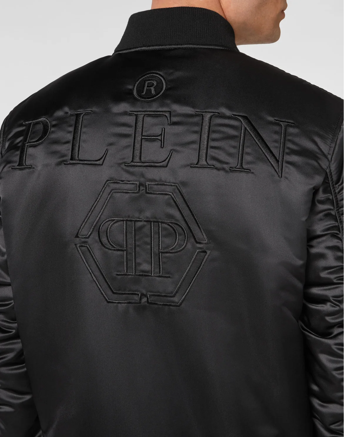 Satin Top Gun Bomber Hexagon, цвет: Черный