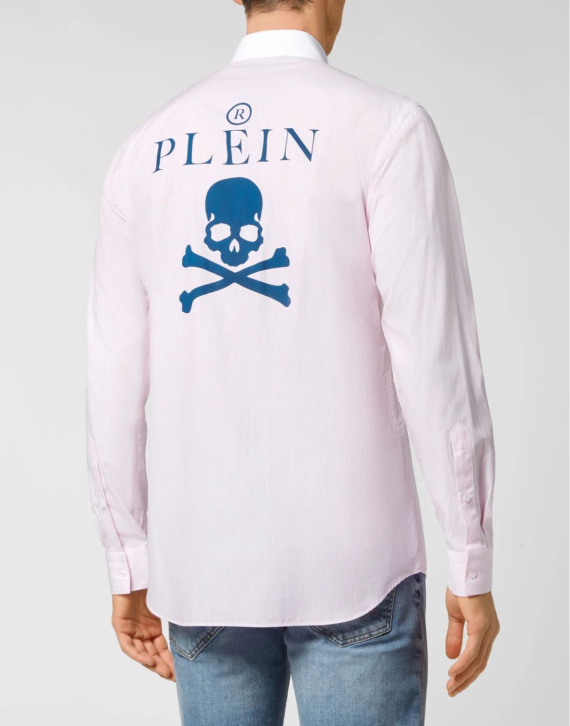 Shirt Sugar Daddy Cut LS Skull and Plein, цвет: Розовый