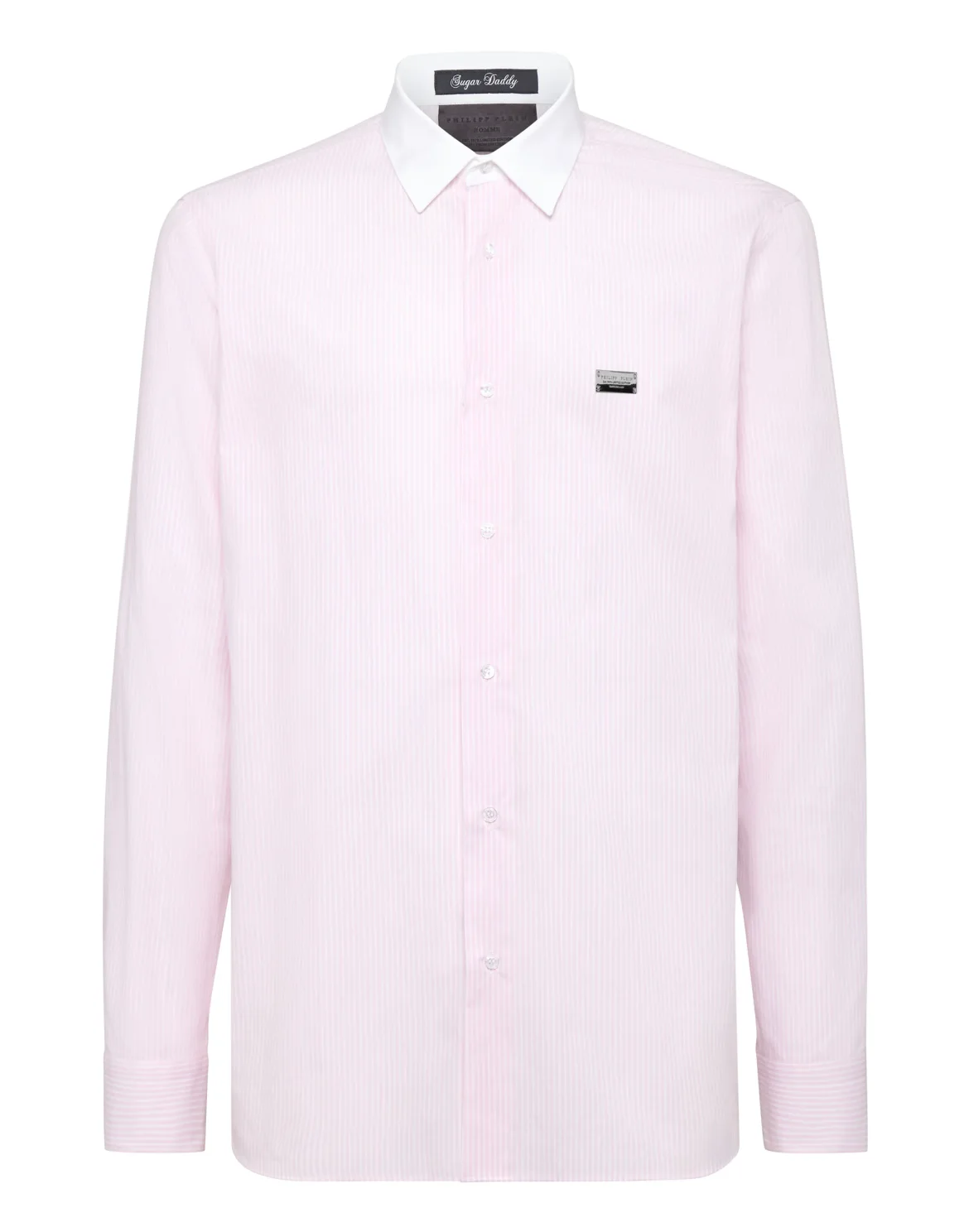 Shirt Sugar Daddy Cut LS Skull and Plein, цвет: Розовый