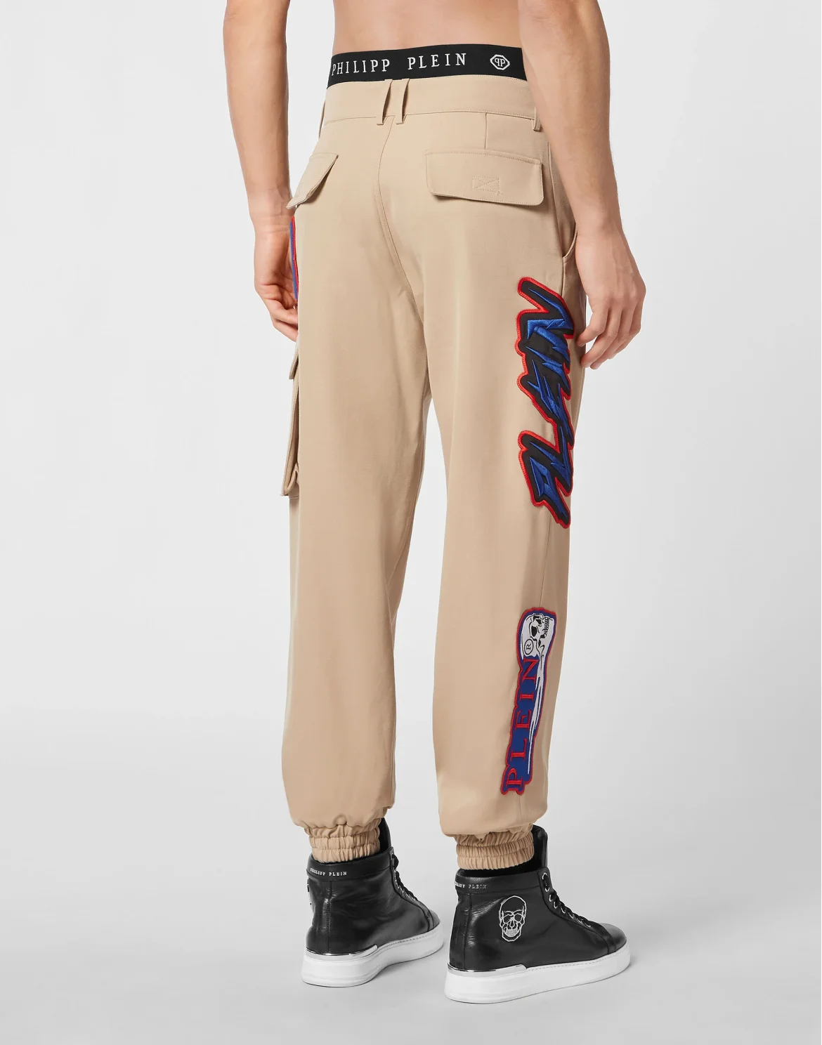 Long Trousers Cargo fit Patches, цвет: Бежевый