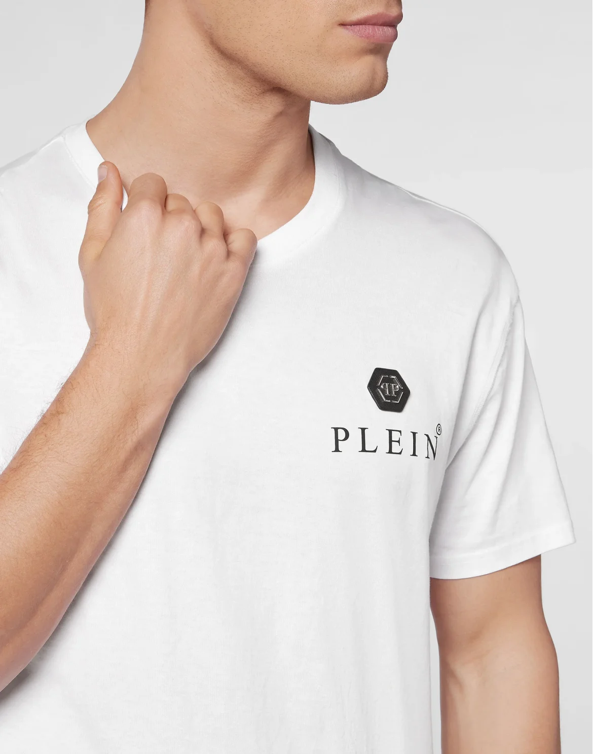 T-shirt Round Neck SS Iconic Plein, цвет: Белый