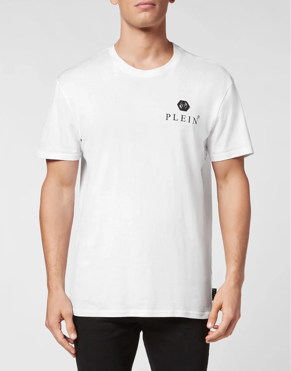 T-shirt Round Neck SS Iconic Plein, цвет: Белый