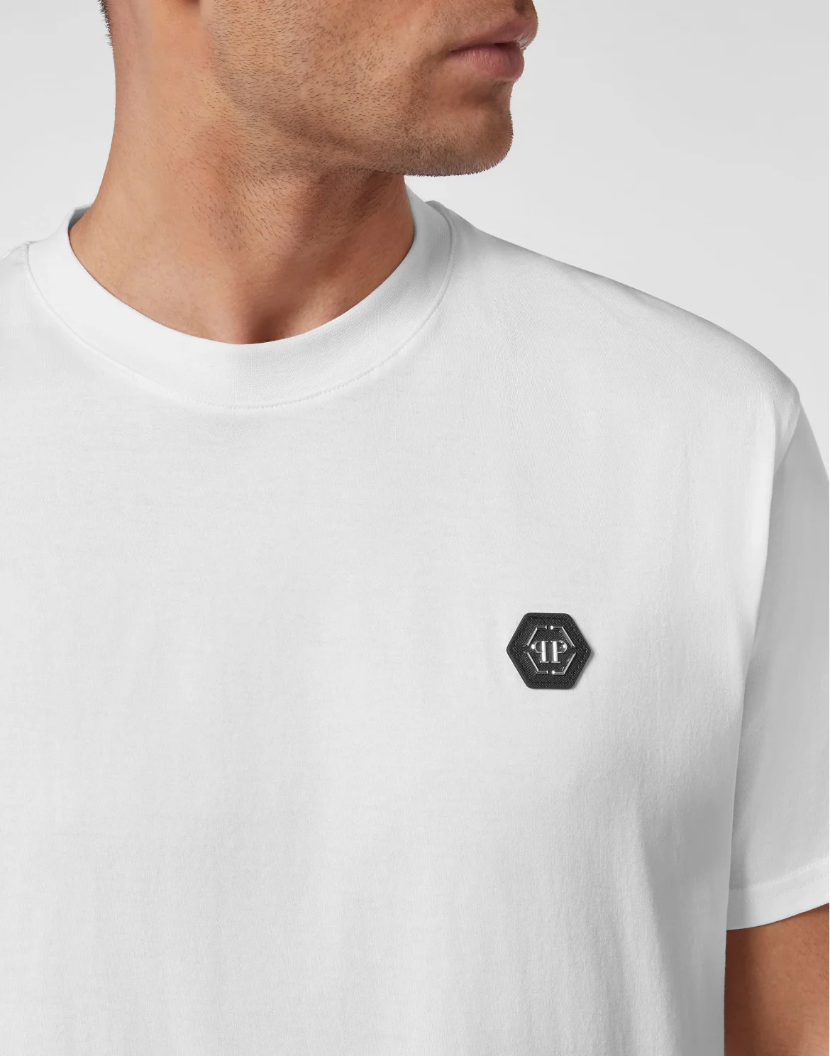T-shirt Round Neck SS Iconic Plein, цвет: Белый