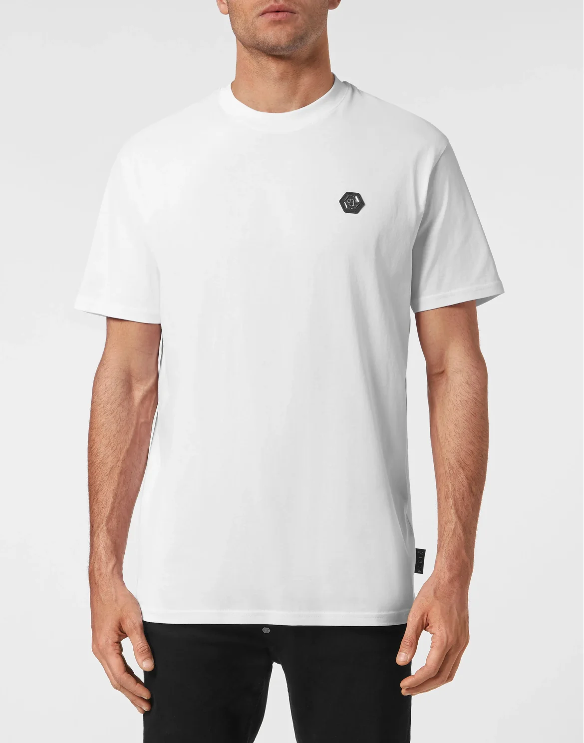 T-shirt Round Neck SS Iconic Plein, цвет: Белый