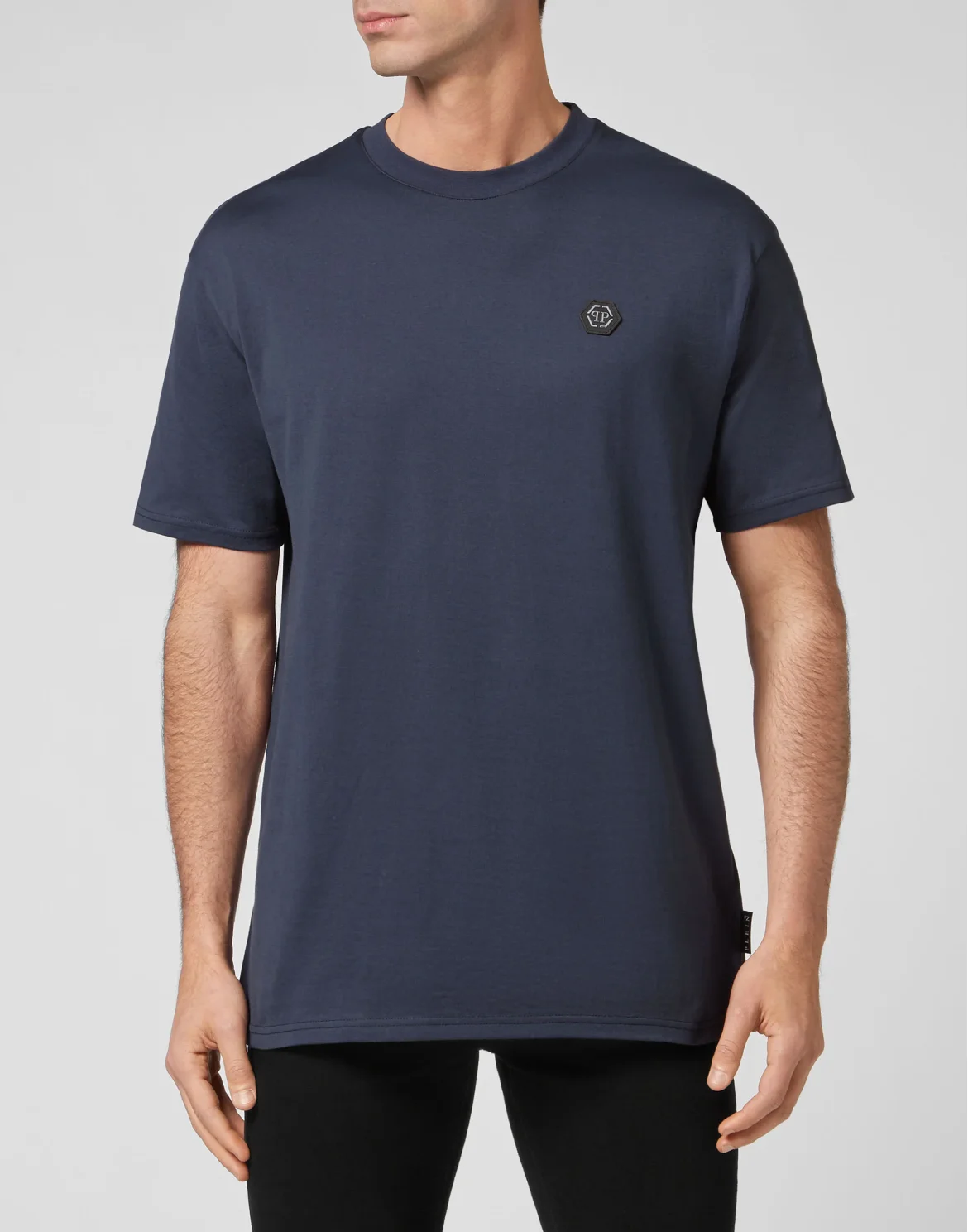 T-shirt Round Neck SS Iconic Plein, цвет: Синий