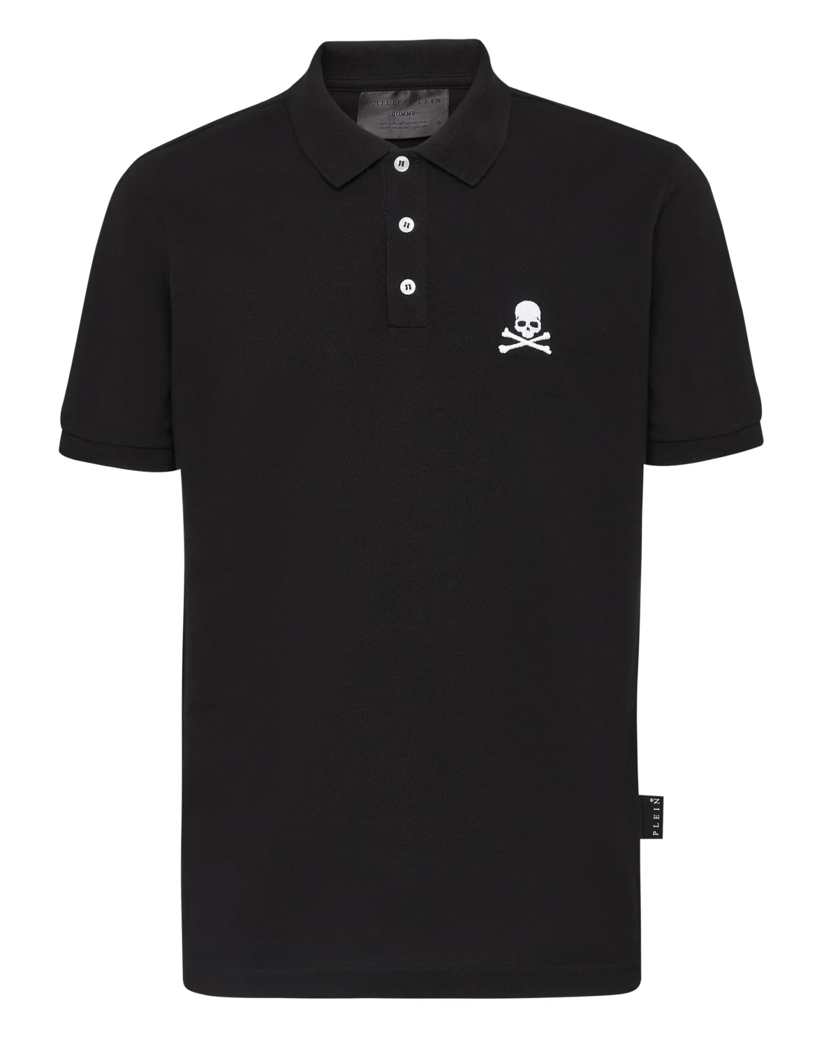 Slim Fit Polo shirt SS Skull, цвет: Черный