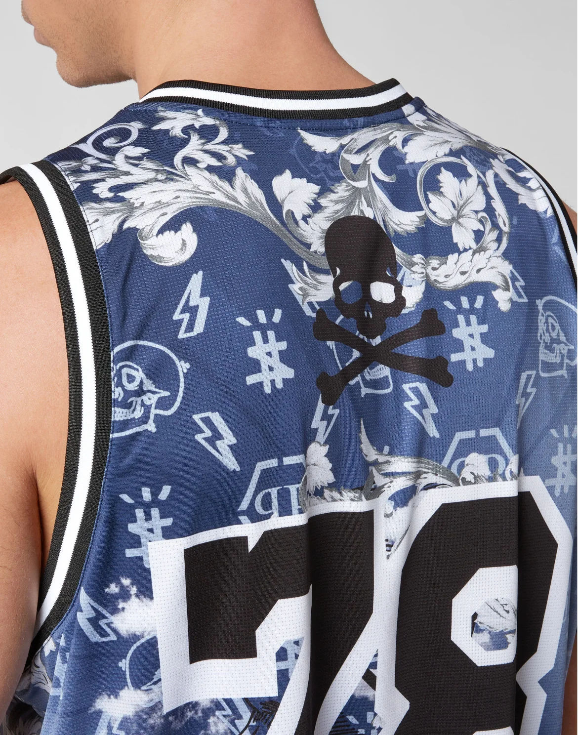 Basket Tank Top Baroque, цвет: Синий