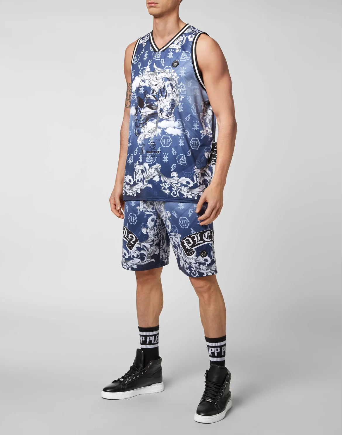 Basket Tank Top Baroque, цвет: Синий