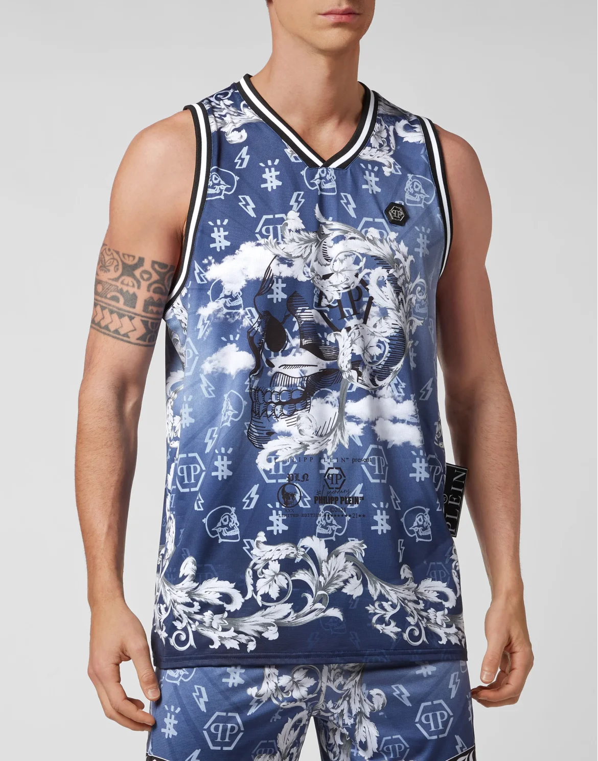 Basket Tank Top Baroque, цвет: Синий