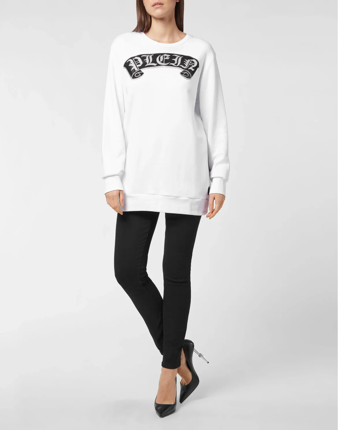 Sweatshirt LS Stones Gothic Plein, цвет: Белый