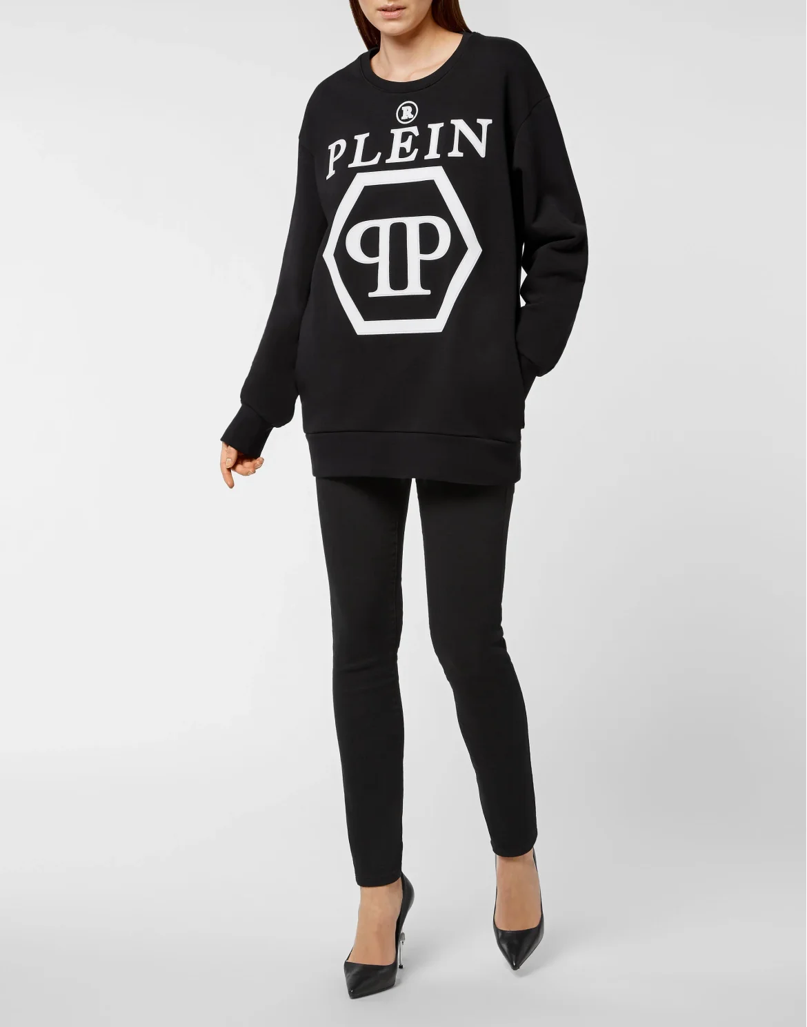 Sweatshirt LS Hexagon, цвет: Черный