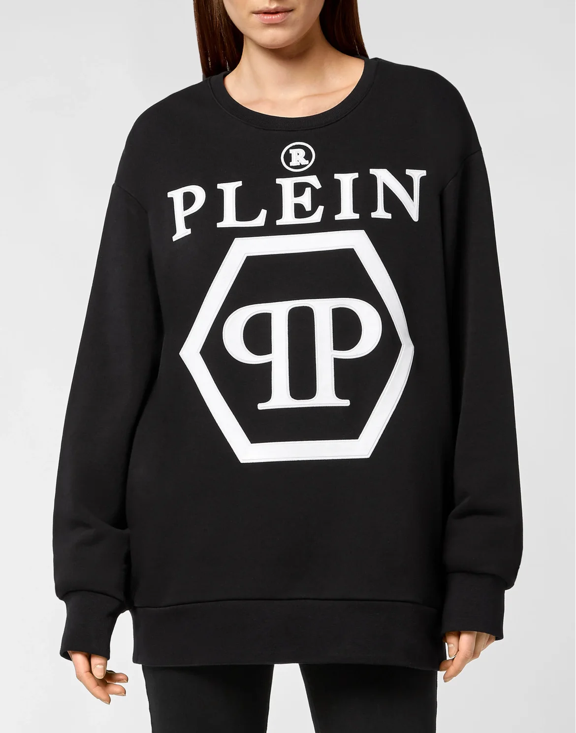 Sweatshirt LS Hexagon, цвет: Черный