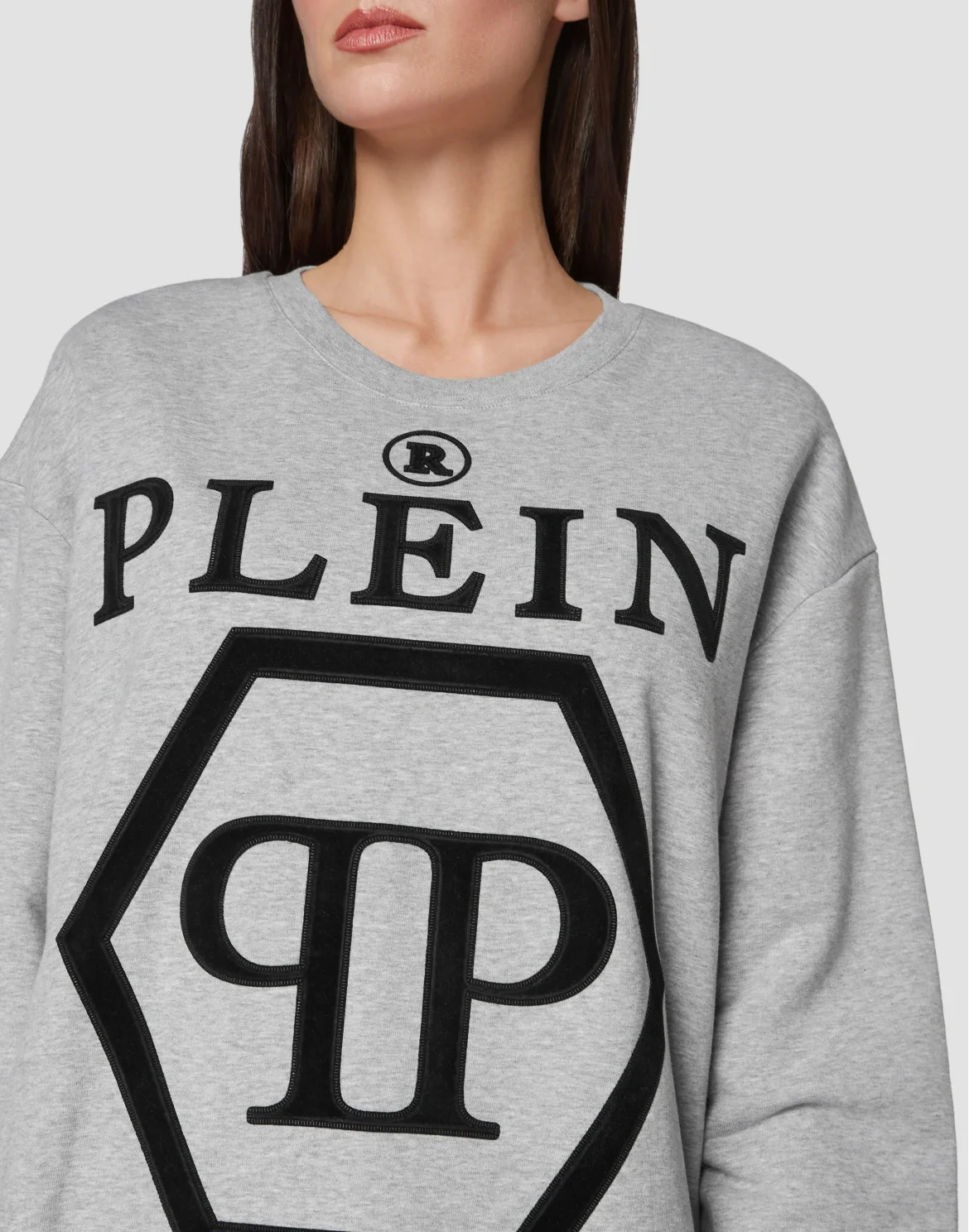 Sweatshirt LS Hexagon, цвет: Серый