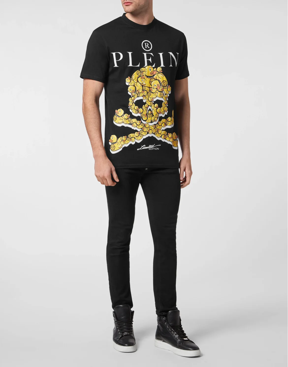 Jersey T-shirt Round Neck SS PP Duck, цвет: Черный