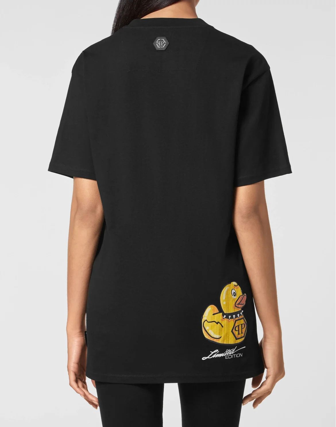 Jersey T-shirt Round Neck SS PP Duck, цвет: Черный